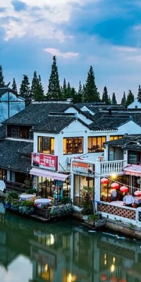 Zhujiajiao Water Town and Shanghai City Private Day Tour